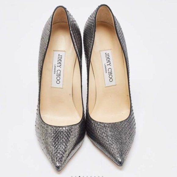 Jimmy Choo Abel Antique Silver Pump - Picture 3 of 10